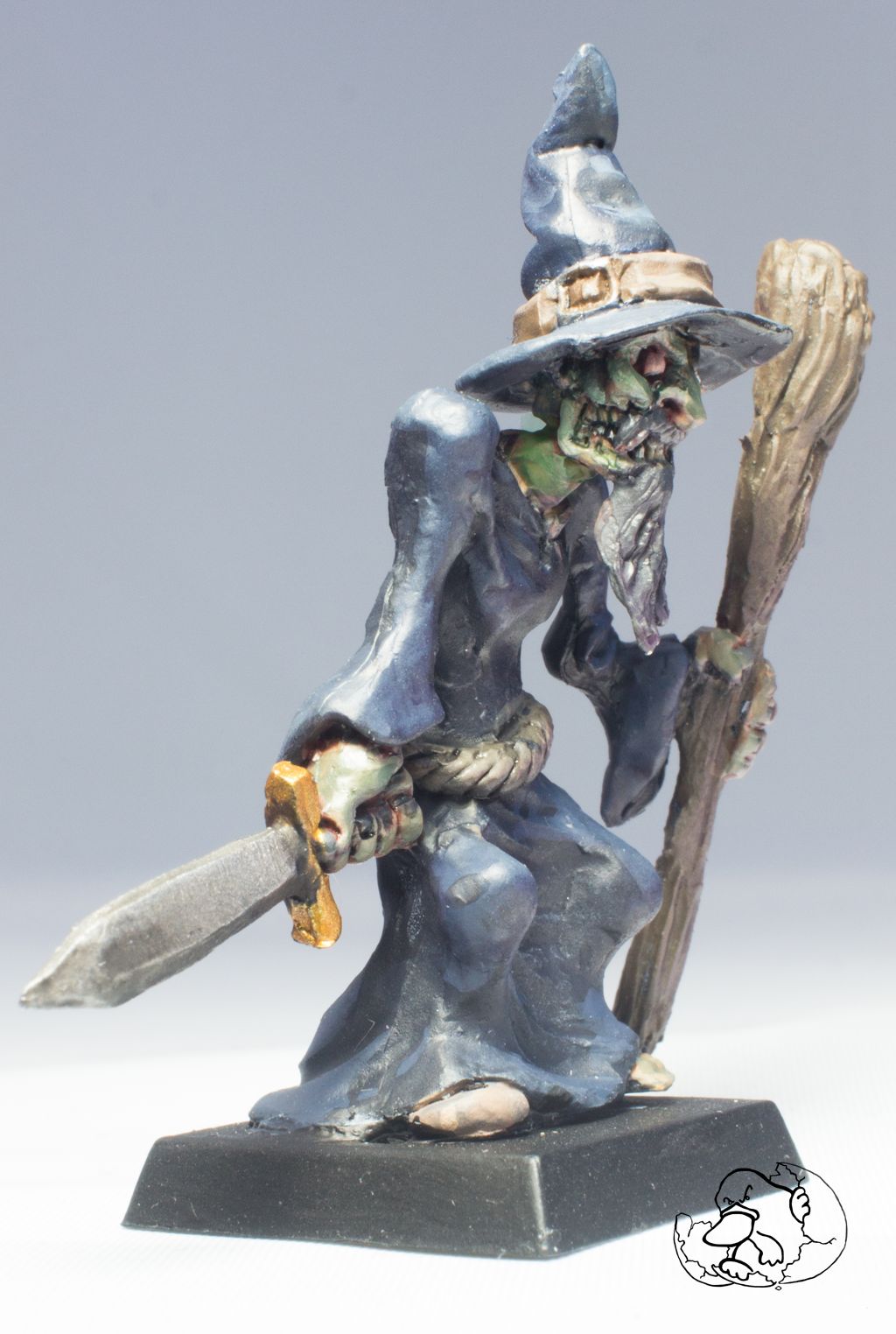 Mage zombie metal 28mm miniature for role playing games and wargames