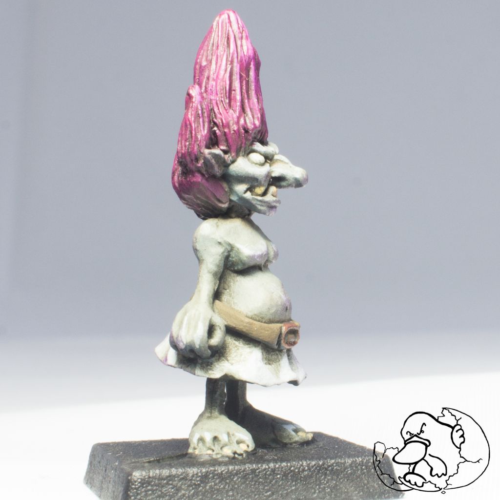 monster pewter mini in 28mm for role playing game and wargame