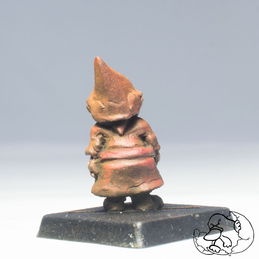 metal mini of a gnome back