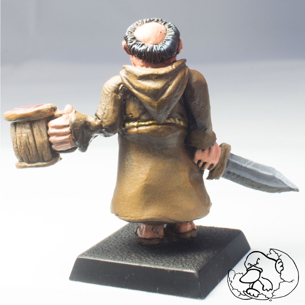 human drunken friar metal miniature back