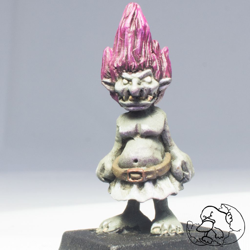 troll character metal epic fantasy miniature painted 28mm created by the platypus egg