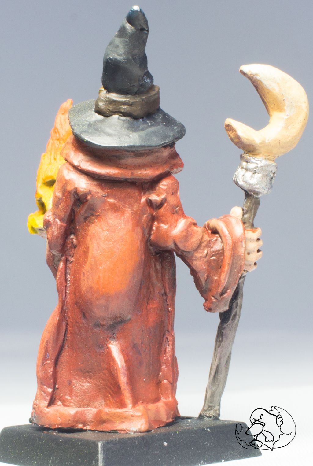 Wizard metal miniature back